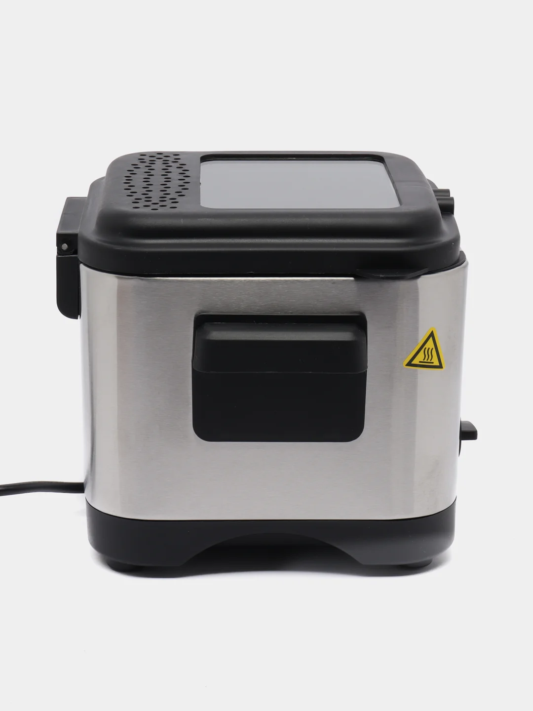 Серый металлик фритюрница Blackton Bt DF1110, антипригарная, 1,5 л, 900 Вт