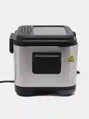 Серый металлик фритюрница Blackton Bt DF1110, антипригарная, 1,5 л, 900 Вт