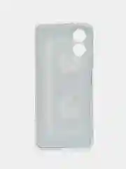 Хром силиконовый чехол Oppo A38/A18 (Оппо A38/Оппо А18), прозрачный, с рисунком, защита камеры