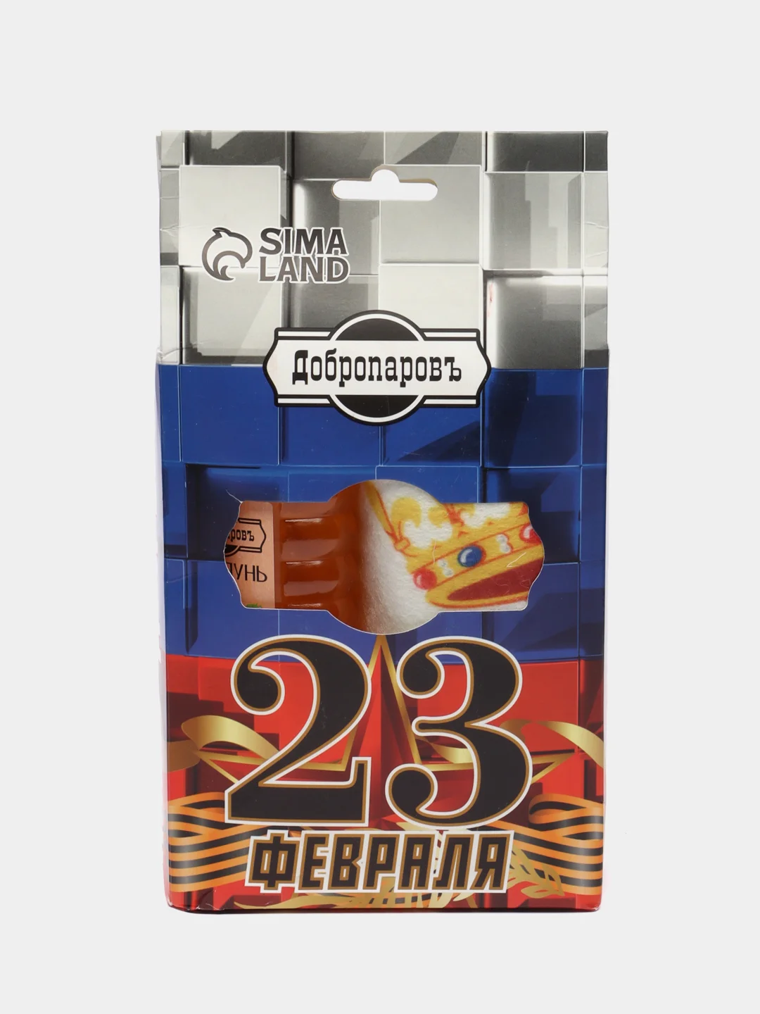 Оранжевый подарочный набор : шапка  и шампунь