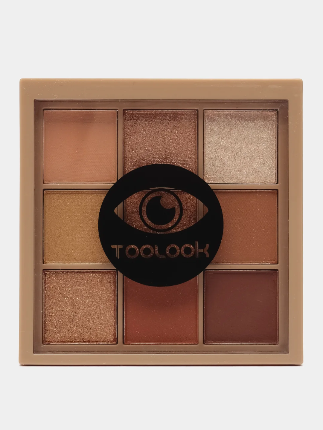 Бежевый тени для век 9 цветов TooLook