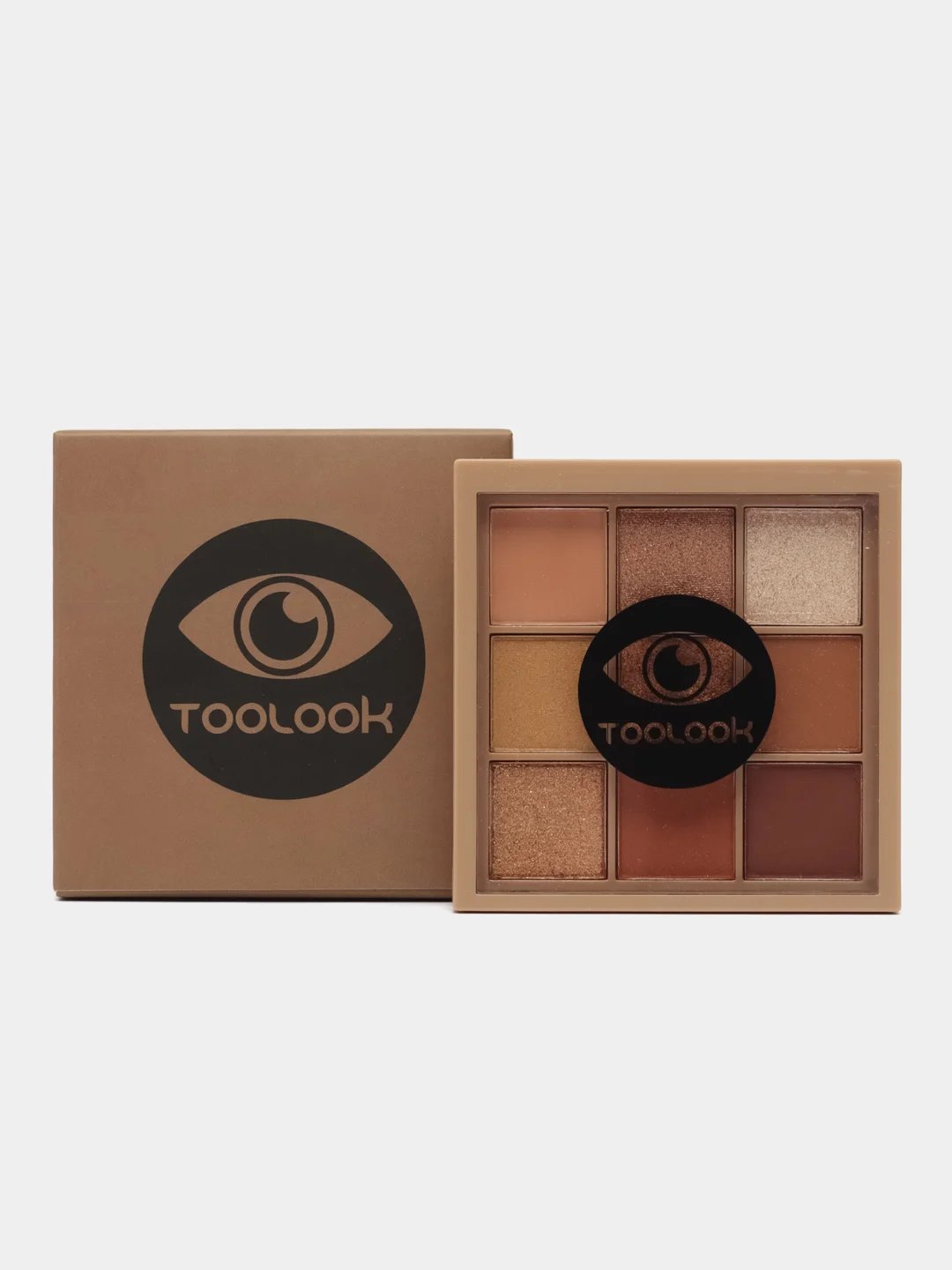 Бежевый тени для век 9 цветов TooLook