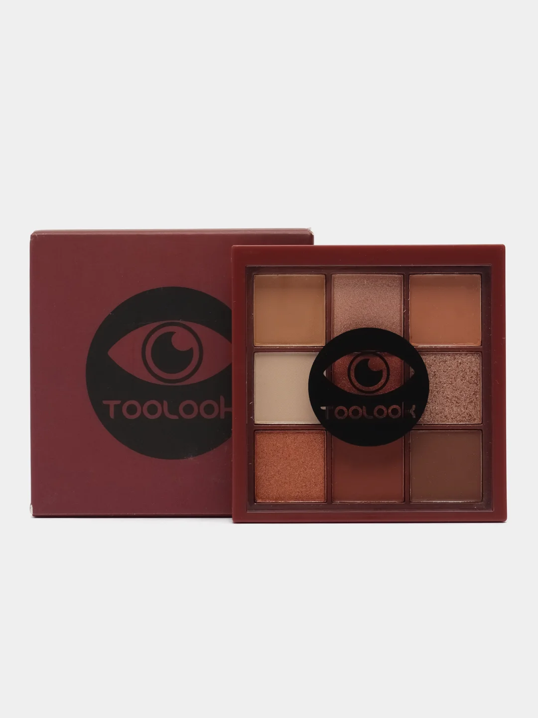 Светло-коричневый тени для век 9 цветов TooLook