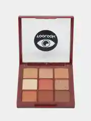 Тёмно-коричневый тени для век 9 цветов TooLook
