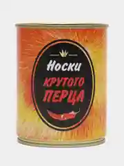Алый носки в банке подарок на 23 февраля