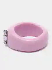 Розовый кольцо со стразой