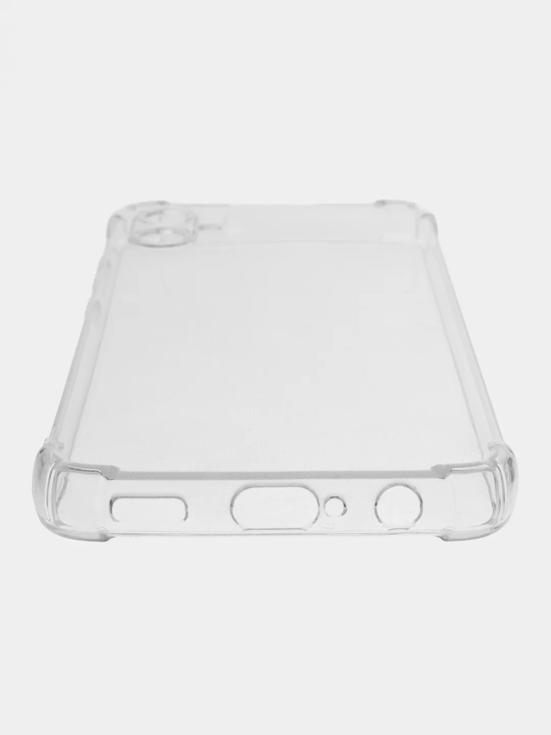 Прозрачный чехол Samsung Galaxy A05 (Самсунг Галакси А05), прозрачный, силиконовый, противоударный