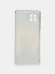 Индиго силиконовый чехол на Itel S23 (Ител S23), прозрачный, с рисунком, защита камеры
