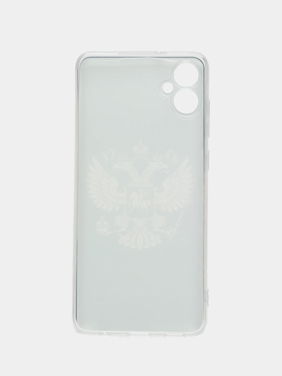 Приглушённый хаки силиконовый чехол Samsung Galaxy A05 (Самсунг А05), прозрачный с рисунком, защита камеры