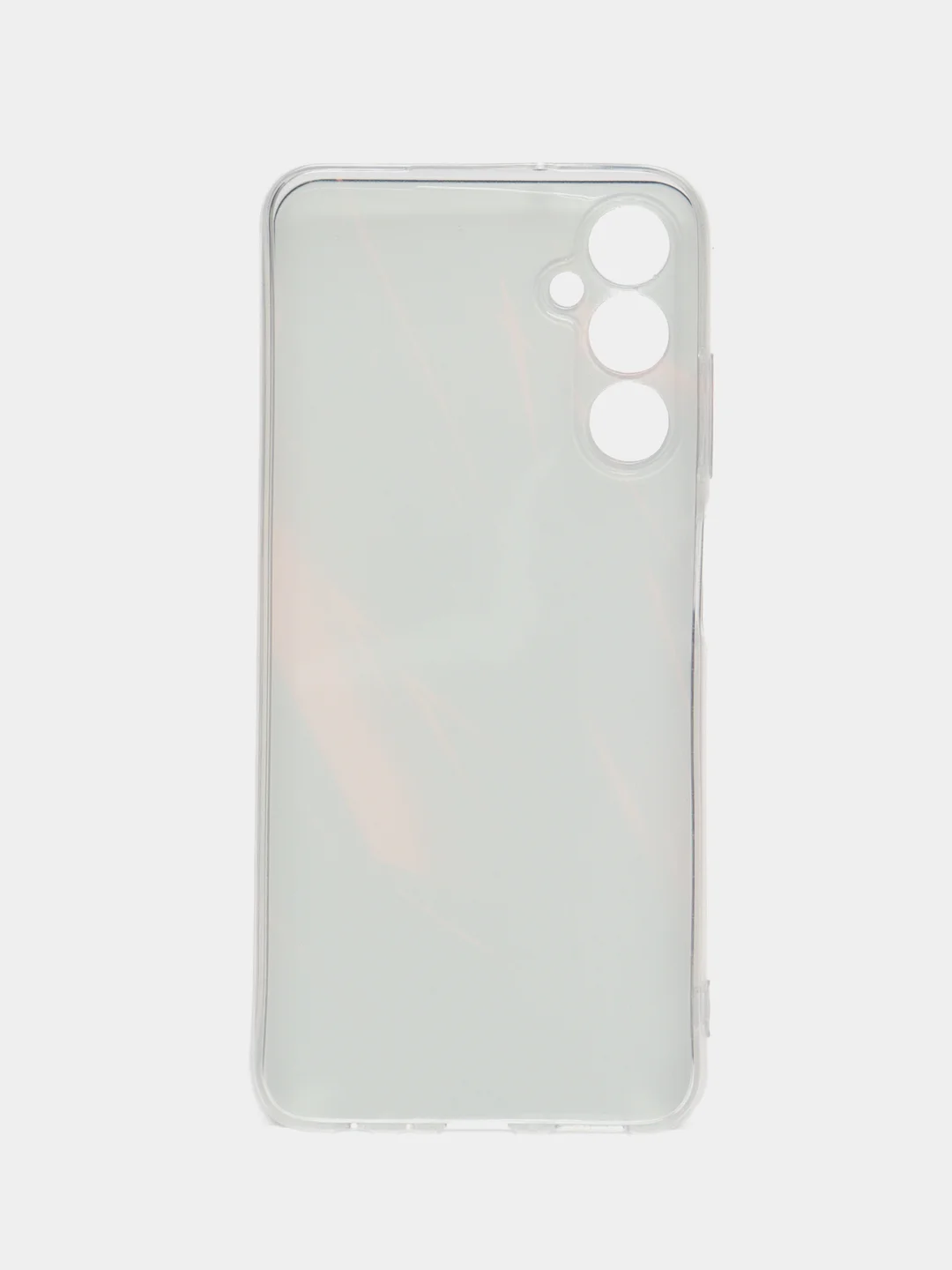 Красный силиконовый чехол на Samsung Galaxy A05s (Самсунг А05s), с рисунком, защита камеры