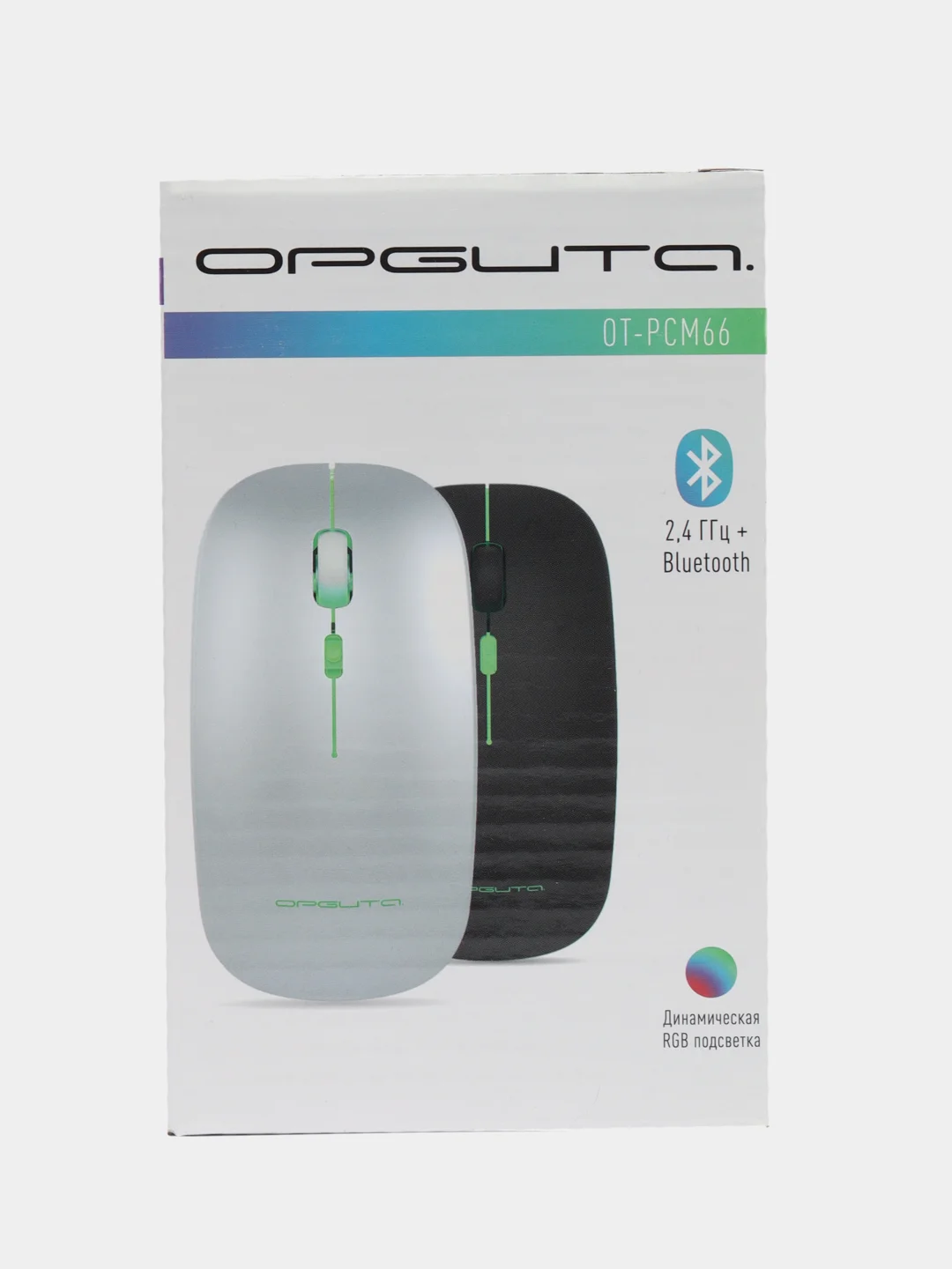 Беспроводная бесшумная аккумуляторная Bluetooth мышь Орбита OT-PCM66