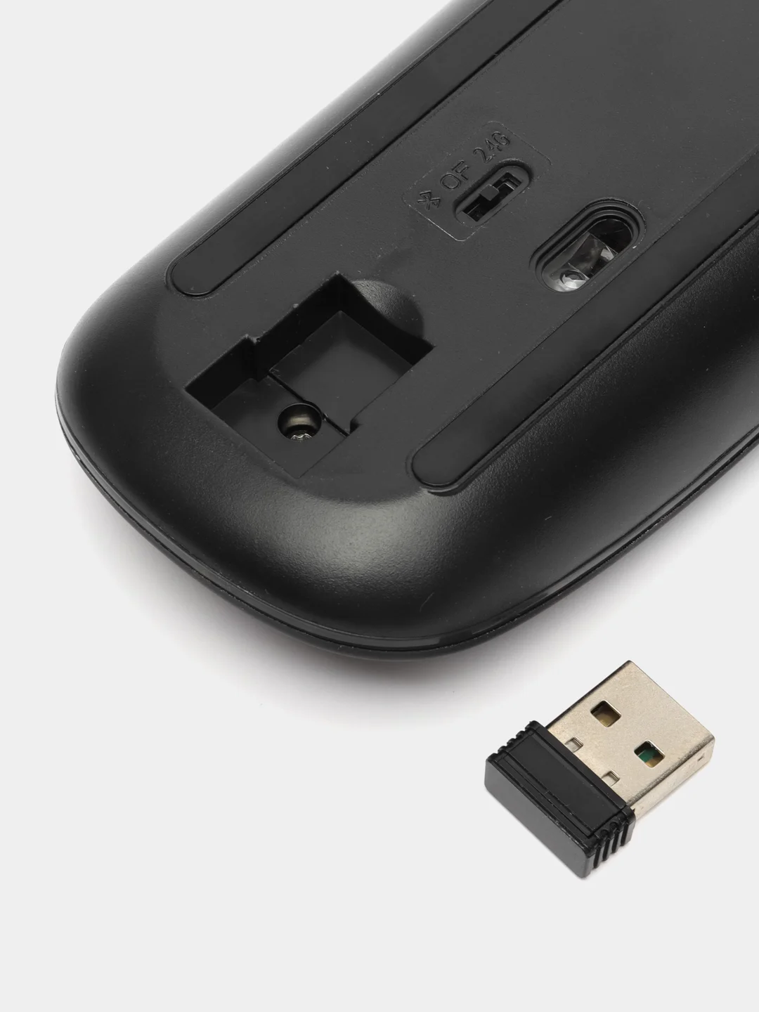 Беспроводная бесшумная аккумуляторная Bluetooth мышь Орбита OT-PCM66