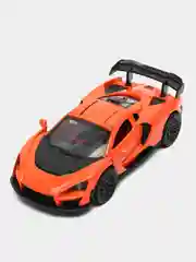 Оранжевый металлическая коллекционная машинка McLaren Senna