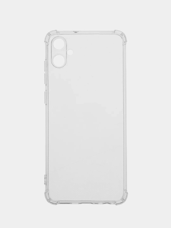 Чехол Samsung Galaxy A05 (Самсунг Галакси А05), прозрачный, силиконовый, противоударный
