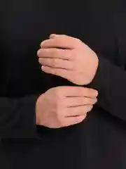 Черный лонгслив мужской