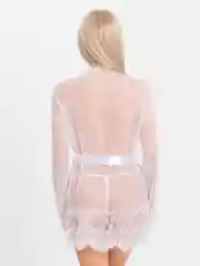 Белый халат женский, домашний