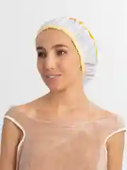 Желтый шапочка для душа, многоразовая