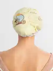 Белый шапочка для душа, многоразовая