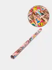 Конфетный бумага глянцевая подарочная новогодняя "Pop-art"