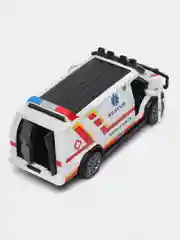 Белый металлическая коллекционная машинка GMC Chevy Van фургон