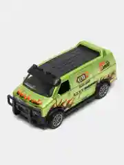 Зеленый металлическая коллекционная машинка GMC Chevy Van фургон