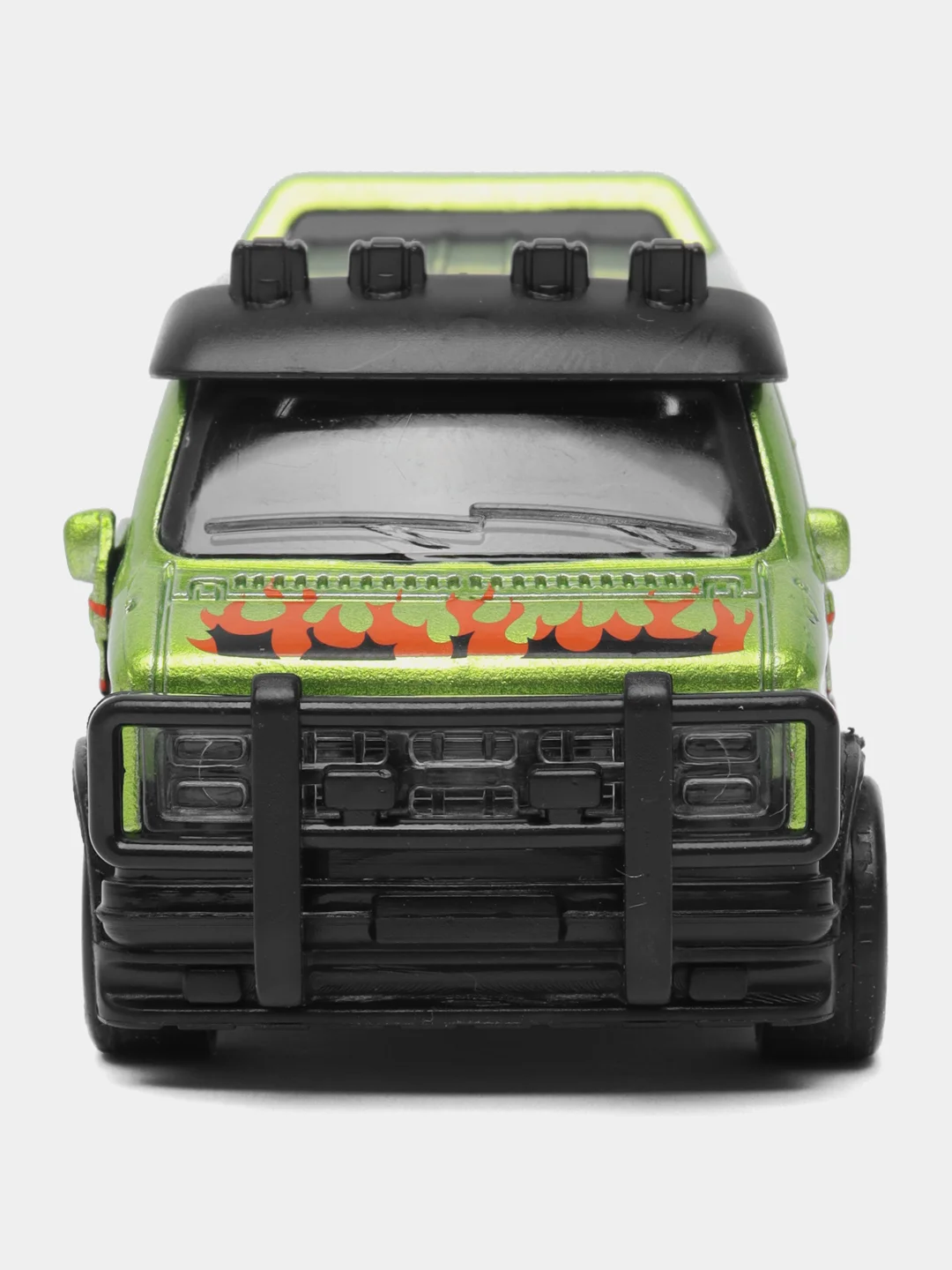 Зеленый металлическая коллекционная машинка GMC Chevy Van фургон