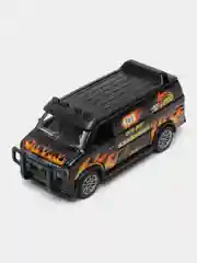 Разноцветный металлическая коллекционная машинка GMC Chevy Van фургон