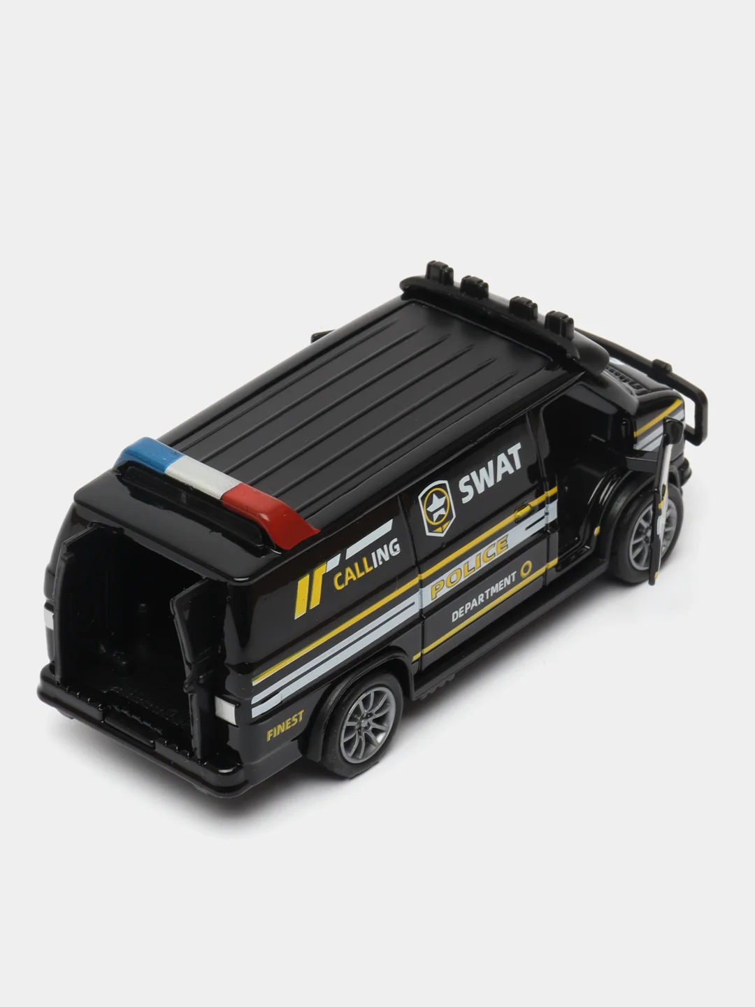 Черный металлическая коллекционная машинка GMC Chevy Van фургон