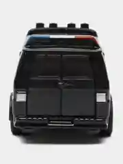 Черный металлическая коллекционная машинка GMC Chevy Van фургон