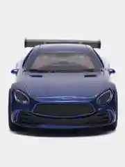 Синий металлическая коллекционная машинка Mercedes AMG GTR