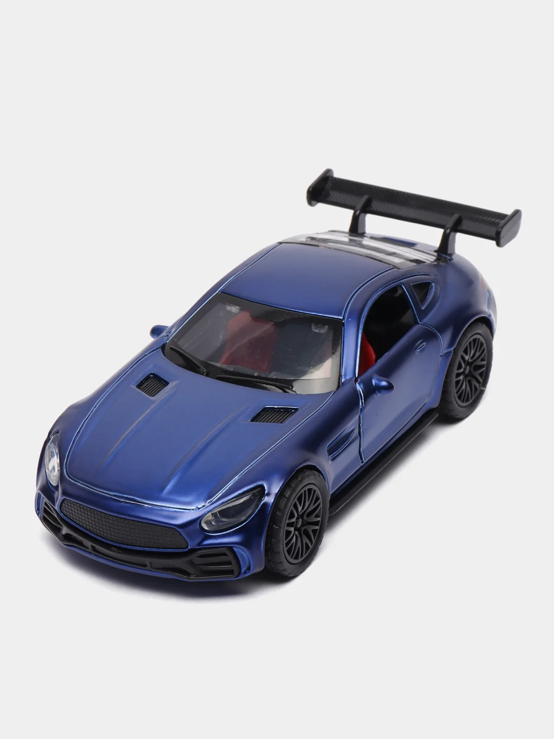 Синий металлическая коллекционная машинка Mercedes AMG GTR