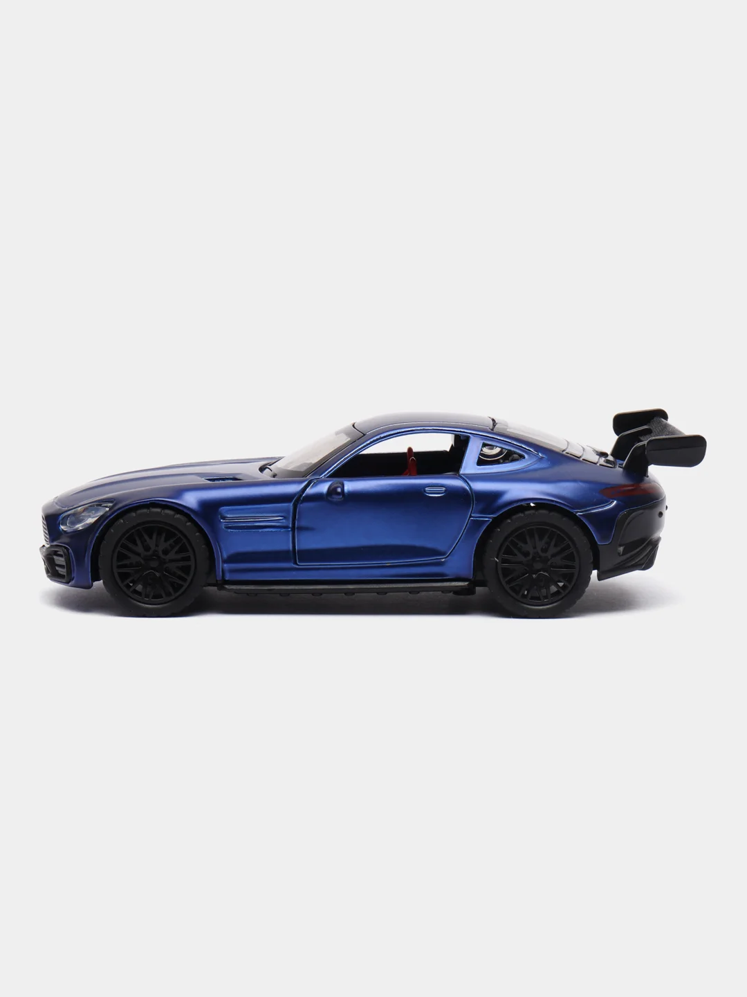 Синий металлическая коллекционная машинка Mercedes AMG GTR