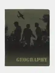 Тетрадь общая для школы предметная Military 48 листов, География, клетка Brauberg, 404006