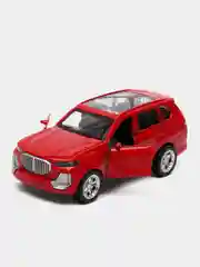 Алый металлическая коллекционная машинка BMW X7