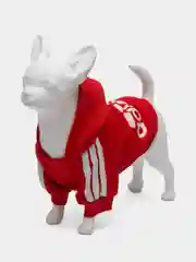 Красный толстовка для собак, свитер для собак и кошек, с капюшоном, кофта