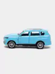 Голубой металлическая коллекционная машинка BMW X7
