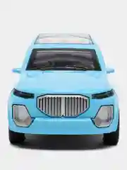 Голубой металлическая коллекционная машинка BMW X7