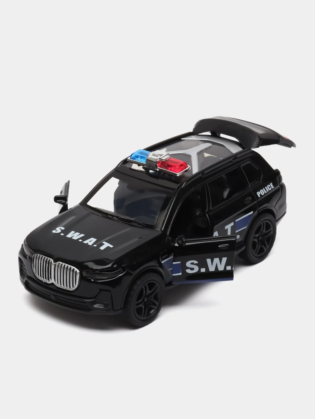 Угольный металлическая коллекционная машинка BMW X7