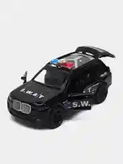 Угольный металлическая коллекционная машинка BMW X7