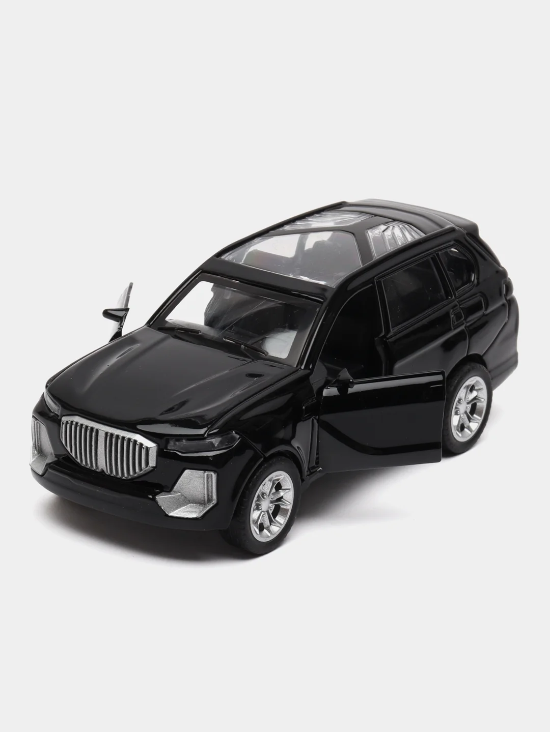 Черный металлическая коллекционная машинка BMW X7
