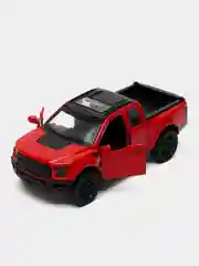 Красный металлическая коллекционная машинка Ford Raptor Пикап