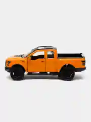 Оранжевый металлическая коллекционная машинка Ford Raptor Пикап