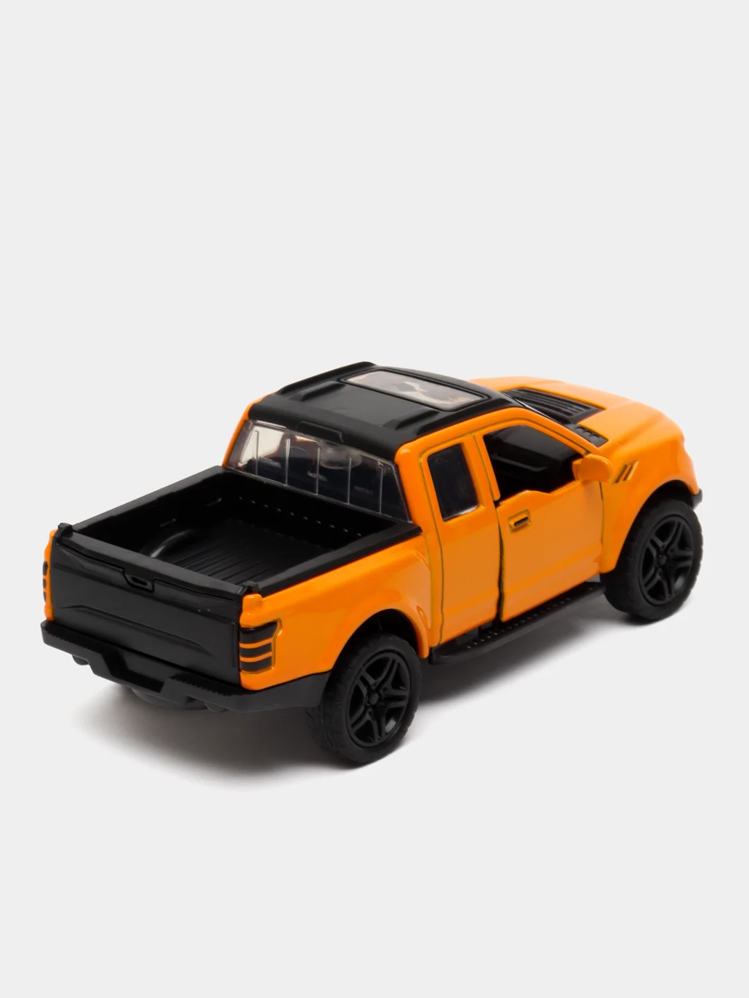 Оранжевый металлическая коллекционная машинка Ford Raptor Пикап