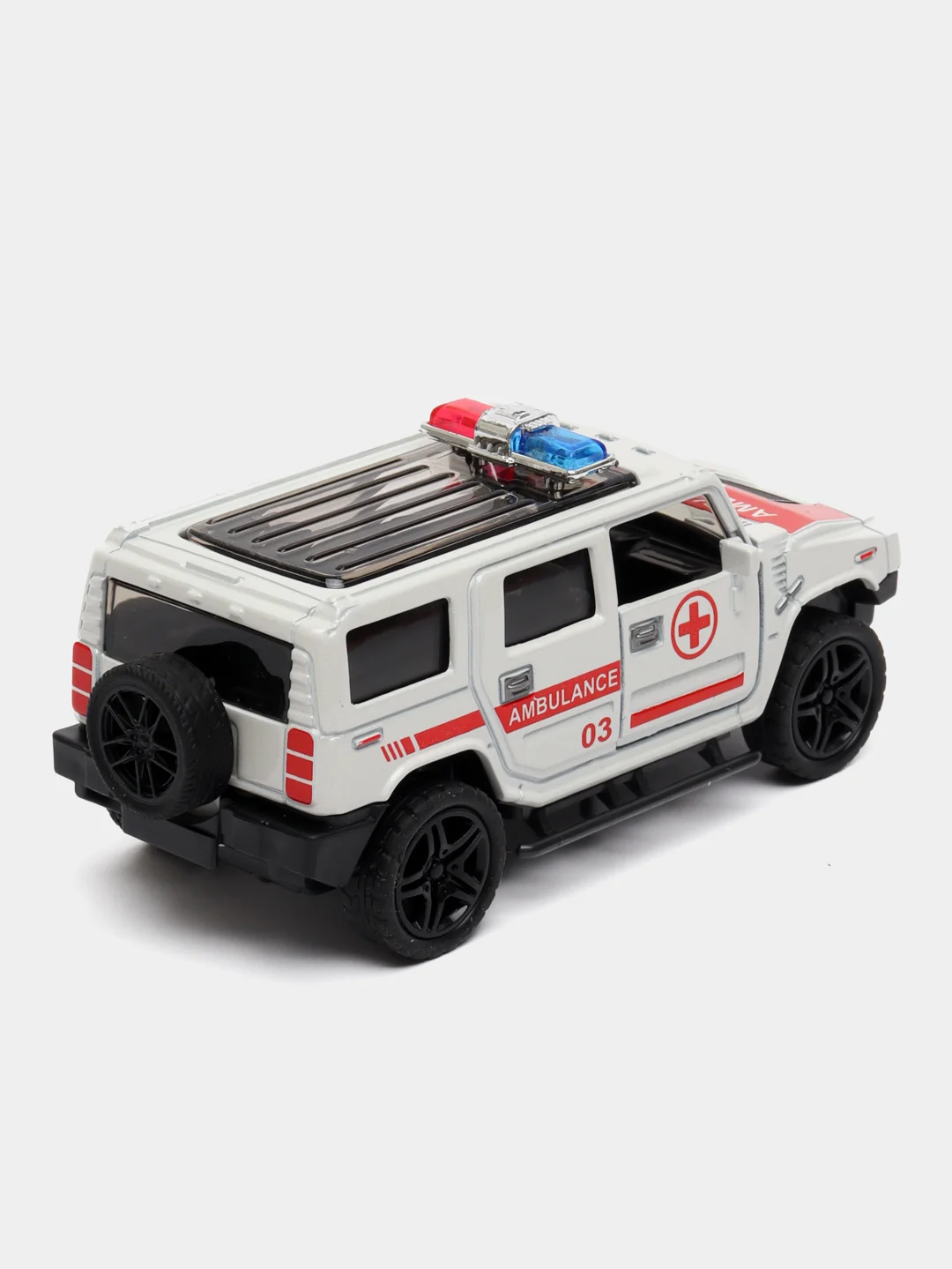 Белый металлическая коллекционная машинка Hummer