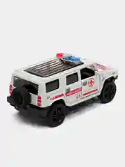 Белый металлическая коллекционная машинка Hummer
