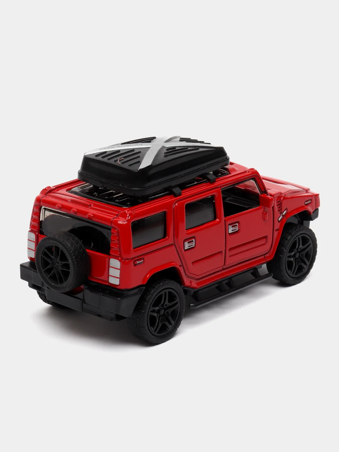 Красный металлическая коллекционная машинка Hummer