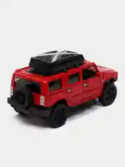 Красный металлическая коллекционная машинка Hummer