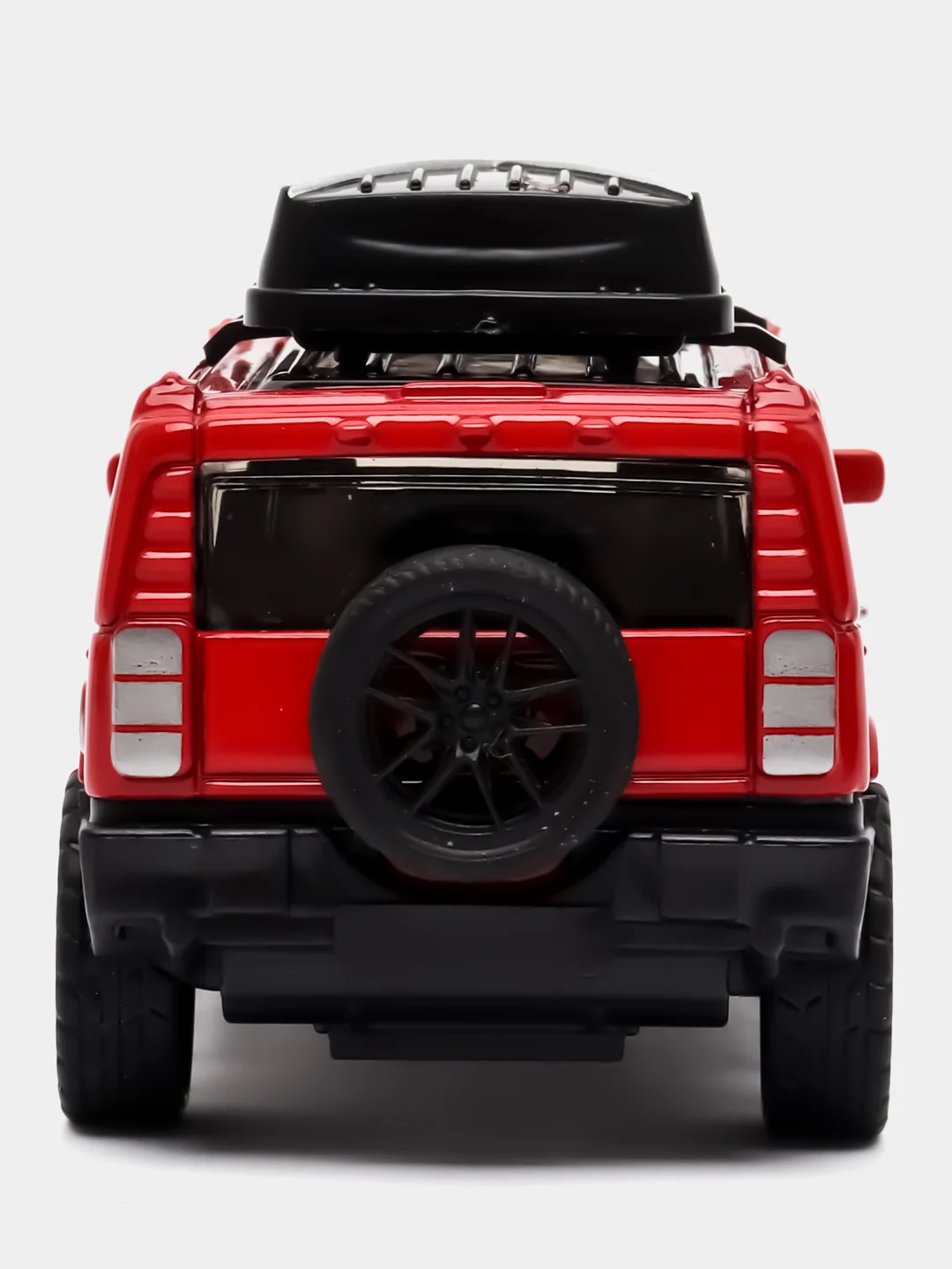 Красный металлическая коллекционная машинка Hummer