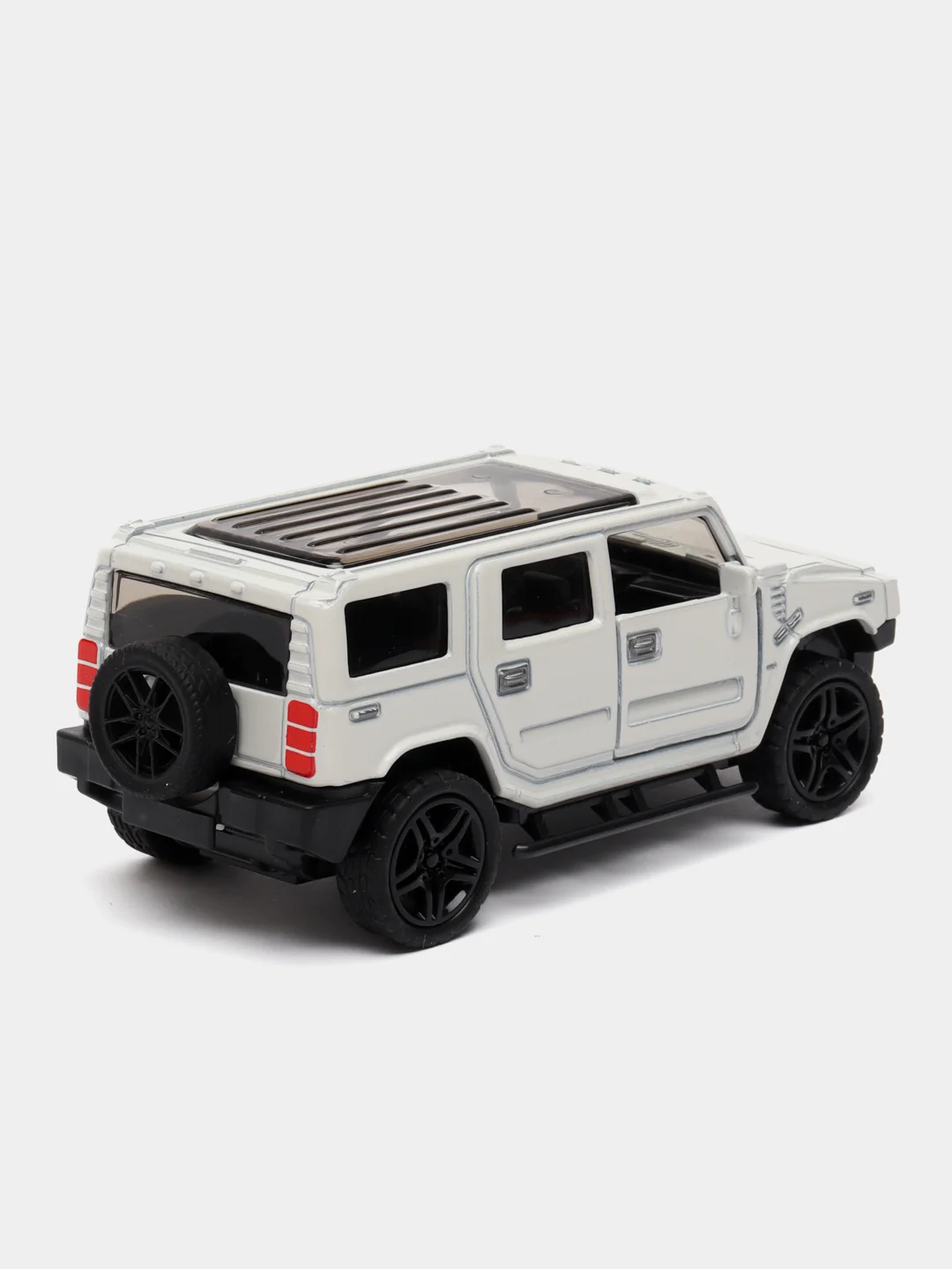 Серебряный металлическая коллекционная машинка Hummer