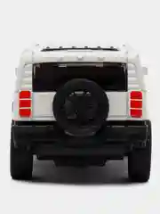 Серебряный металлическая коллекционная машинка Hummer